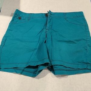 Teal shorts